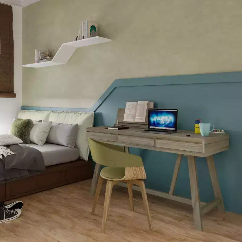 Bureau rabattable Atkins Gris vieilli - Wyndenhall