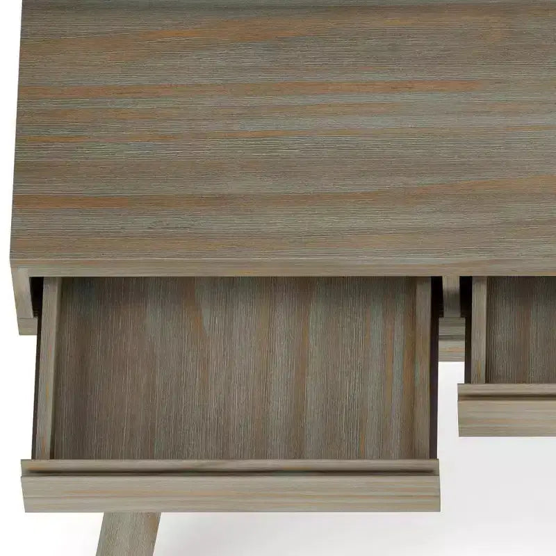 Bureau rabattable Atkins Gris vieilli - Wyndenhall