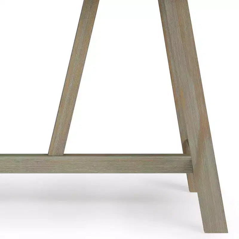 Bureau rabattable Atkins Gris vieilli - Wyndenhall