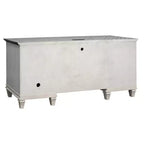 Hartford Credenza Blanche - Martin Furniture : Mobilier de Bureau Exécutif avec Rangement Fermé, Quincaillerie Métallique