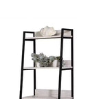 Acme Furniture Étagère Wendral 67 po avec 5 compartiments ouverts Naturel/Noir : cadre métallique, style échelle, rangement d'exposition