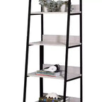 Acme Furniture Étagère Wendral 67 po avec 5 compartiments ouverts Naturel/Noir : cadre métallique, style échelle, rangement d'exposition