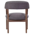 Boss Office Products Modern Captain's Chair Slate Gray: Upholstered Desk Chair, Wood Frame, Nailhead Trim