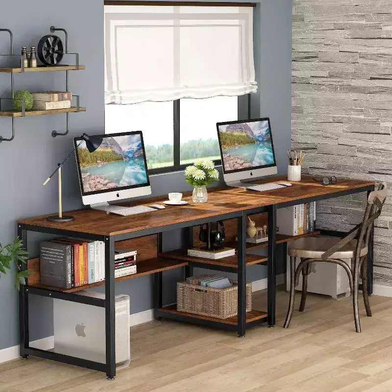LITTLE TREE Bureau d'ordinateur 78,7" Marron clair