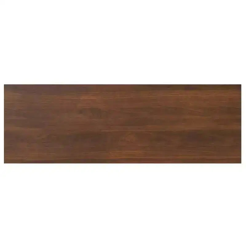 Bureau d'écriture WyndenHall Devlin en bois massif avec tiroirs, plaqué noyer, style Mid-Century