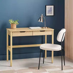 Bureau scandinave avec tiroirs naturel - Room Essentials™
