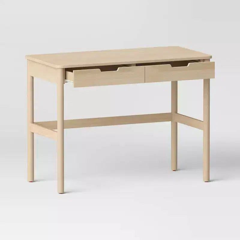 Bureau scandinave avec tiroirs naturel - Room Essentials™