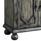 Acme Furniture Armoire de rangement décorative Pavan Gris rustique