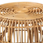 Table d'appoint Maverick en rotin naturel/marron - bali & pari
