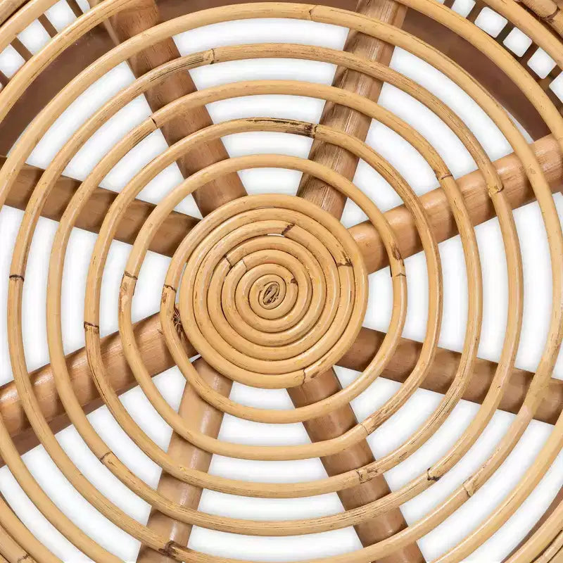 Table d'appoint Maverick en rotin naturel/marron - bali & pari