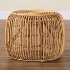 Table d'appoint Maverick en rotin naturel/marron - bali & pari
