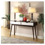 Table console Acme Furniture Noyer Blanc