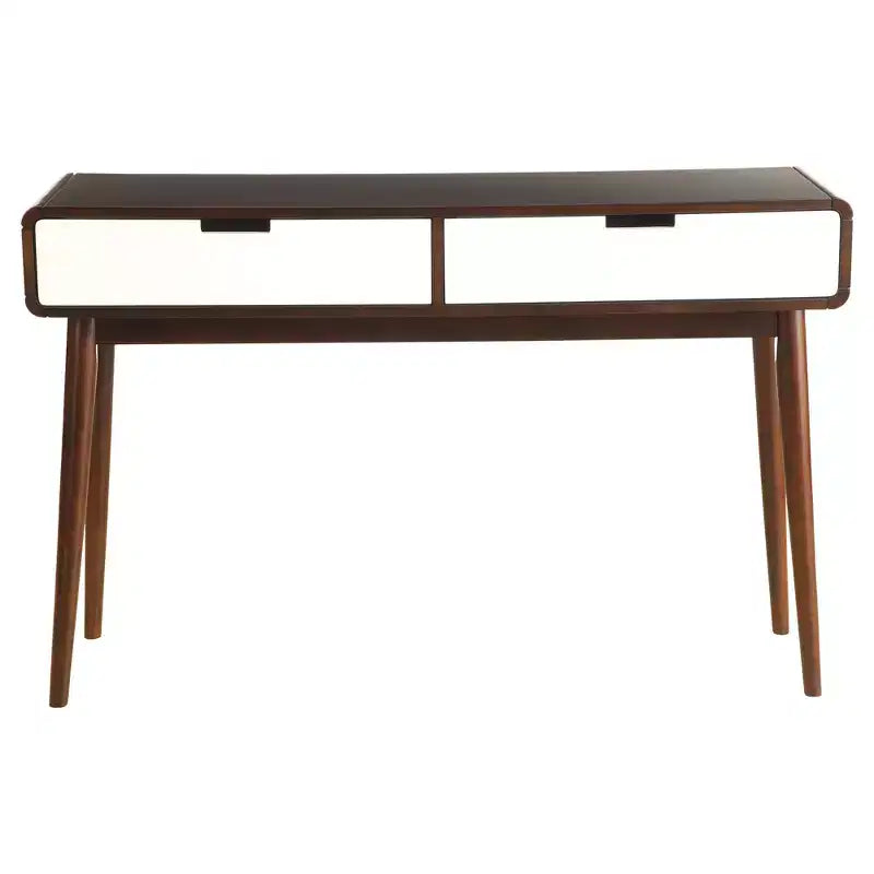 Table console Acme Furniture Noyer Blanc