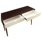 Table console Acme Furniture Noyer Blanc