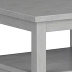 Table d'appoint WyndenHall Norfolk Gris brume : style de transition, matériau en pin, tiroir de rangement, capacité de 22,7 kg