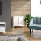 WyndenHall Pearson Meuble Bas de Rangement Blanc