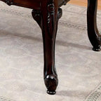 Ensemble de table basse et tables d'appoint 3 pièces Jennifer à pieds galbés en merisier foncé - HOMES: Inside + Out