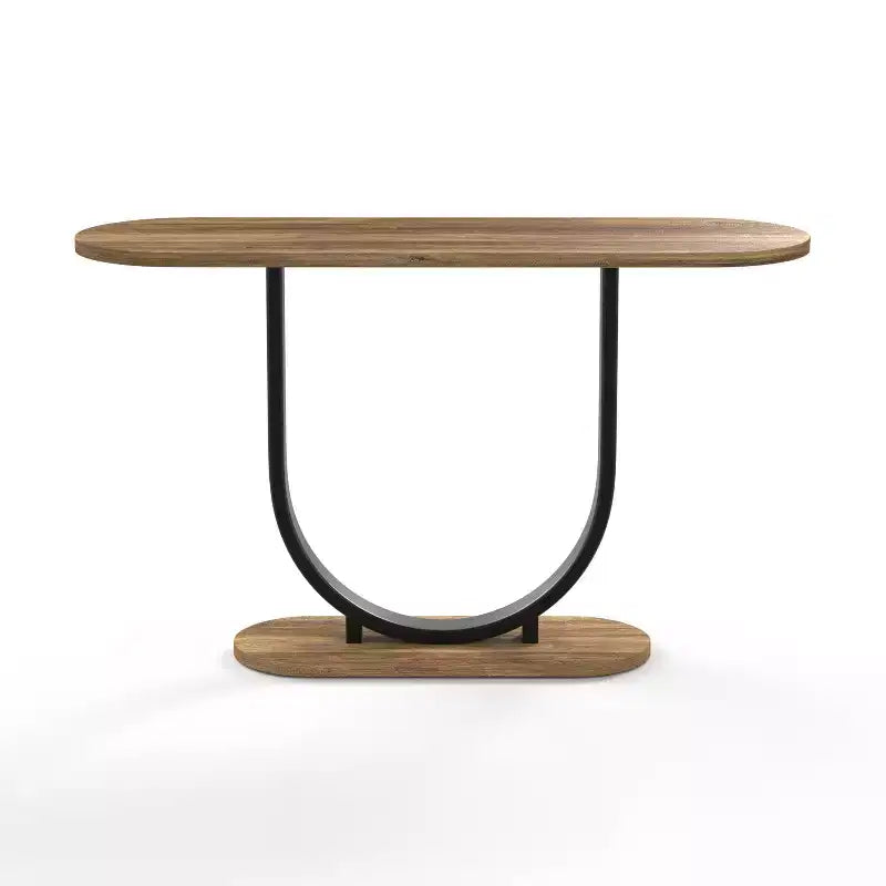 miBasics Table canapé en forme de U Earthgift Industrial de 47 po
