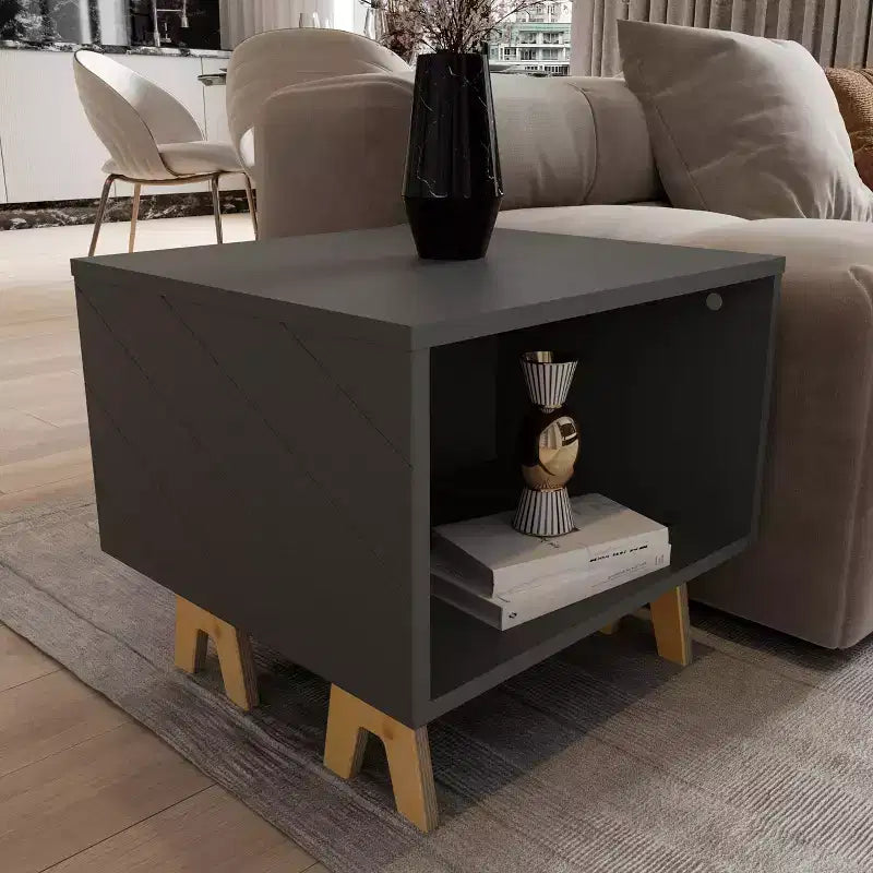 Table d'appoint Nexera Runway, grise