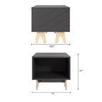 Table d'appoint Nexera Runway, grise