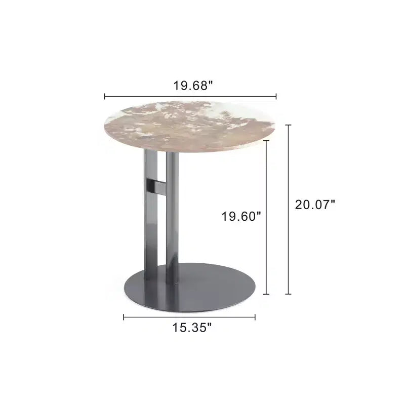 Manhattan Comfort Alondra Ensemble Table basse et table d'appoint 2 pièces Noir