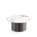 Manhattan Comfort Alondra Ensemble Table basse et table d'appoint 2 pièces Noir