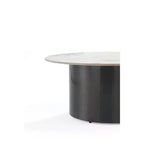 Manhattan Comfort Alondra Ensemble Table basse et table d'appoint 2 pièces Noir