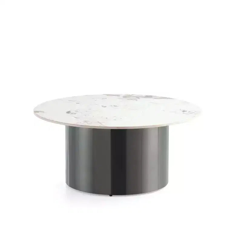 Manhattan Comfort Alondra Ensemble Table basse et table d'appoint 2 pièces Noir
