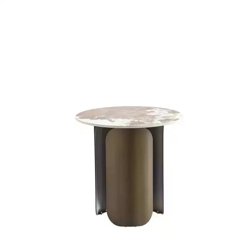 Manhattan Comfort Monica Ensemble de 2 tables basses et tables d'appoint Doré
