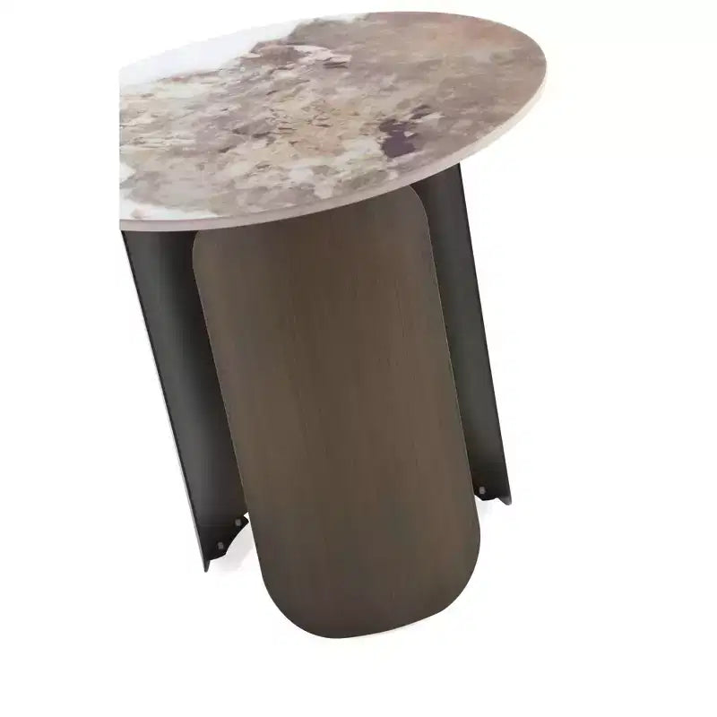Manhattan Comfort Monica Ensemble de 2 tables basses et tables d'appoint Doré