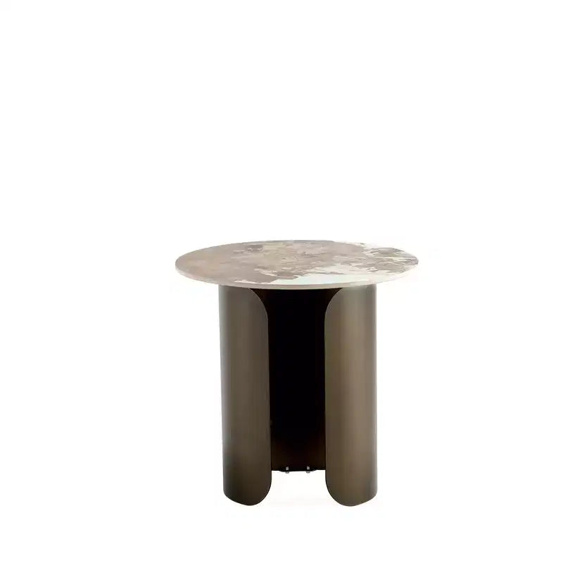 Manhattan Comfort Monica Ensemble de 2 tables basses et tables d'appoint Doré