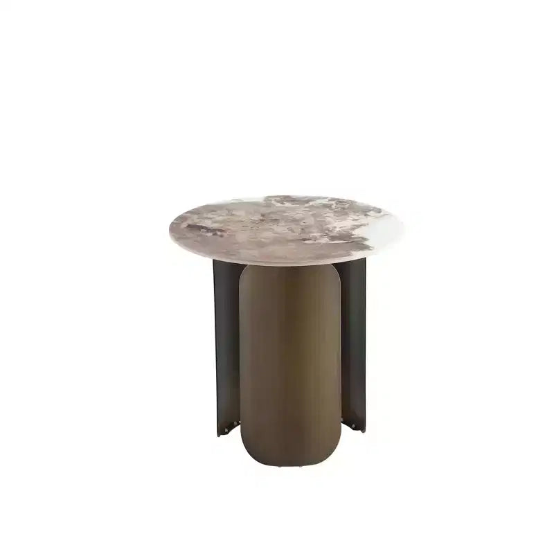 Manhattan Comfort Monica Ensemble de 2 tables basses et tables d'appoint Doré