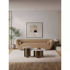 Manhattan Comfort Monica Ensemble de 2 tables basses et tables d'appoint Doré