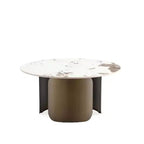 Manhattan Comfort Monica Ensemble de 2 tables basses et tables d'appoint Doré