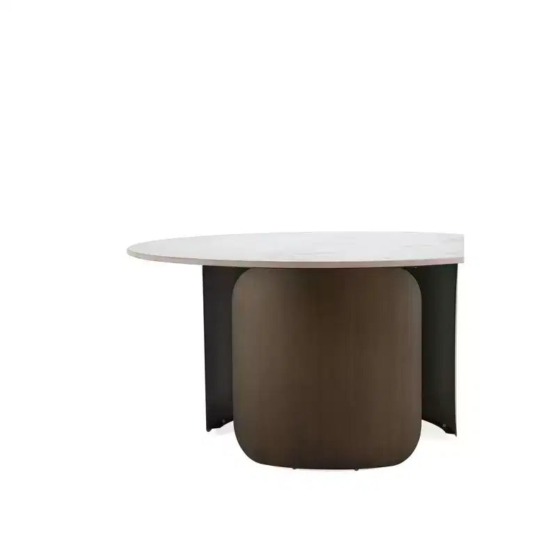 Manhattan Comfort Monica Ensemble de 2 tables basses et tables d'appoint Doré