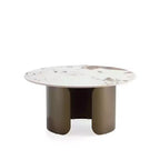 Manhattan Comfort Monica Ensemble de 2 tables basses et tables d'appoint Doré