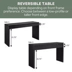 Table console/bureau Breighton Home Northfield Hall en loupe claire