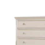 44" Chantelle Tiroir de rangement décoratif Blanc nacré - Acme Furniture : 5 étagères fixes, composite de bois
