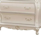 44" Chantelle Tiroir de rangement décoratif Blanc nacré - Acme Furniture : 5 étagères fixes, composite de bois