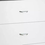 Acme Furniture 32" Eloy Tiroir de Rangement Décoratif Blanc et Expresso : Bois Composite, Organiseur à 5 Tiroirs, Dispositif Anti-Basculement
