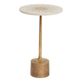Storied Home Luxe Martini Table Gold