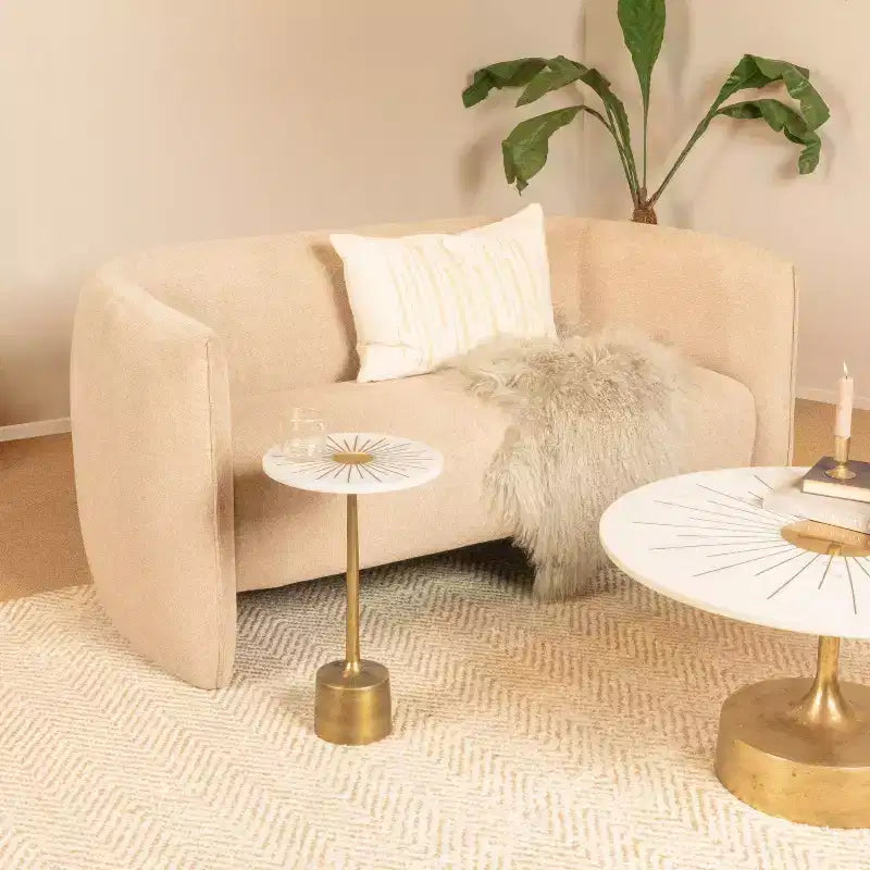 Table de Chevet Luxe Dorée Storied Home