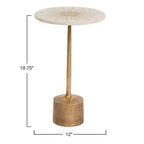 Table de Chevet Luxe Dorée Storied Home