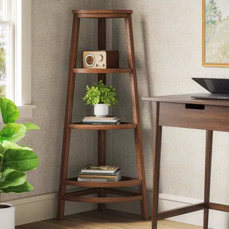 Étagère d'angle décorative Haverhill marron - Threshold™