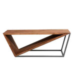 Table basse triangulaire moderne marron - Olivia & May