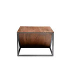 Table basse triangulaire moderne marron - Olivia & May