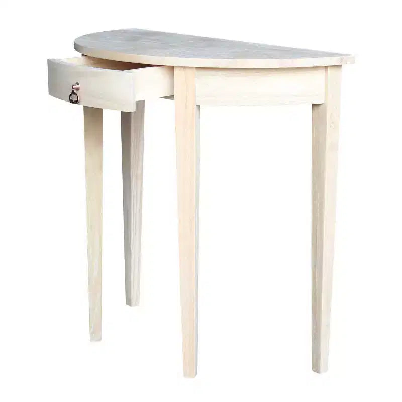 Table demi-ronde non finie - International Concepts