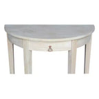 Table demi-ronde non finie - International Concepts