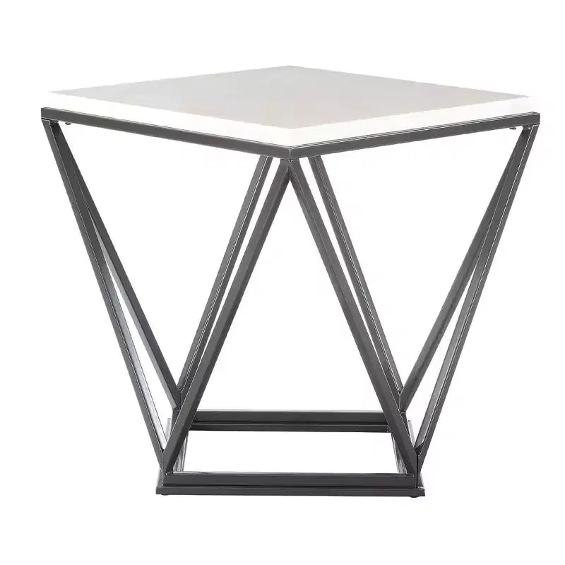 Lot de 2 tables basses d'appoint Conner et de tables d'appoint blanches - Picket House Furnishings