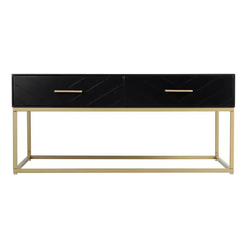 Ellias Coffee Table Black/Gold - Finch